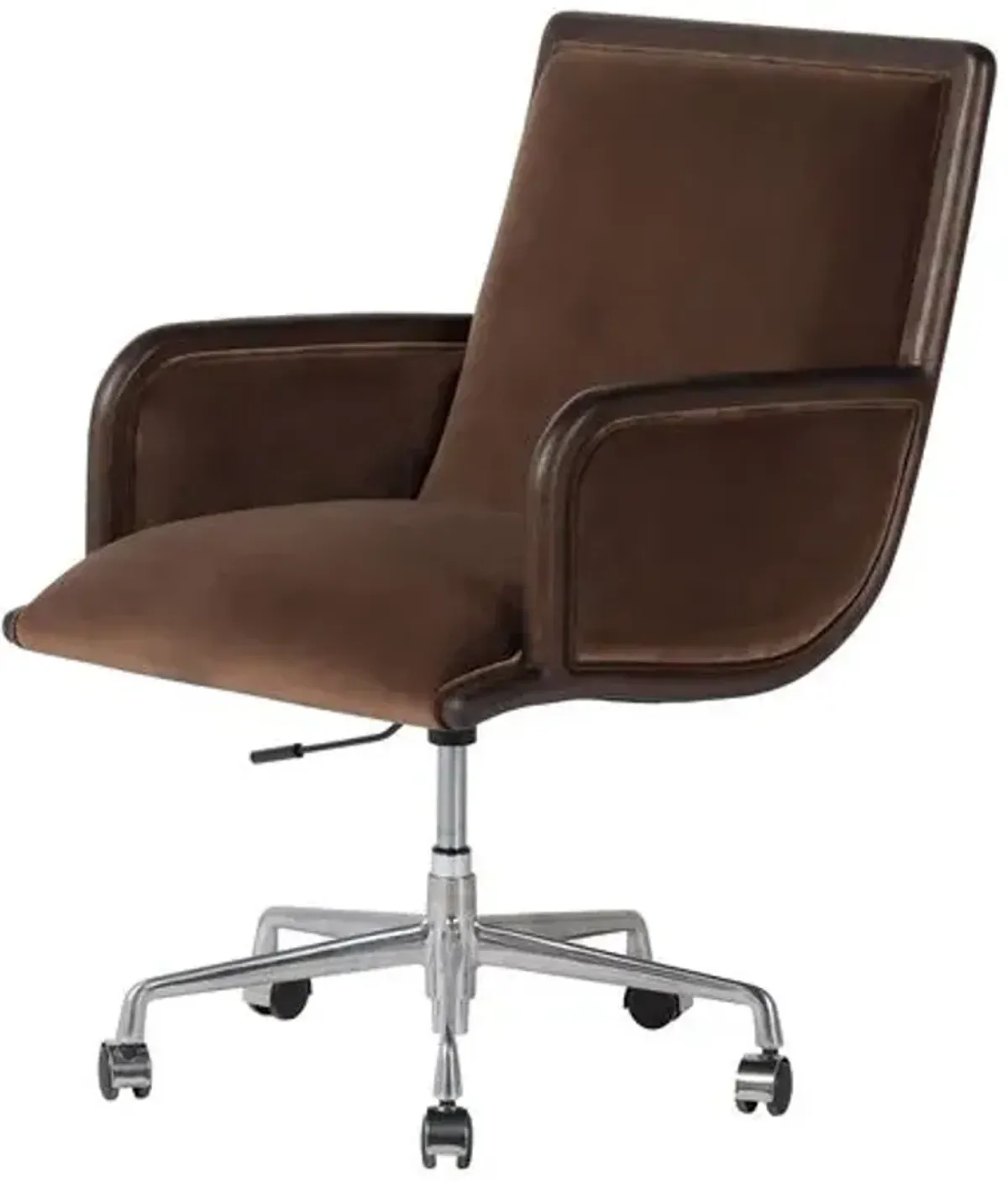 Nora Desk Chair - Coco Velvet - Brown