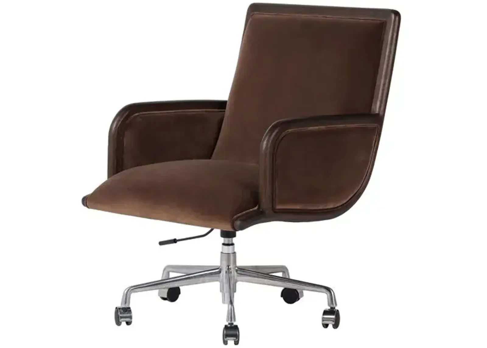 Nora Desk Chair - Coco Velvet - Brown