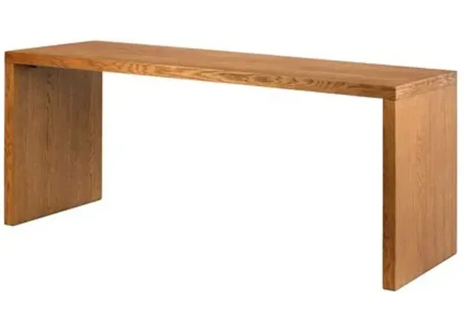 Scarlett Desk - Amber Oak - Brown