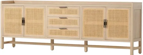 Aimee Cane 96" Sideboard, Natural Mango