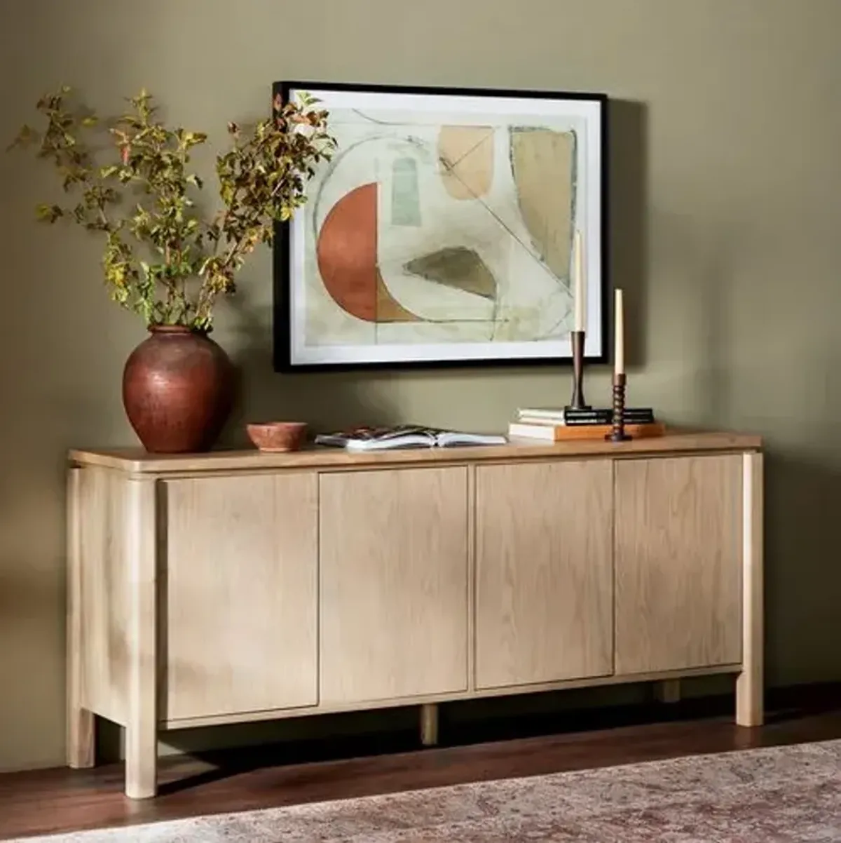 Marley Sideboard - Light Burnished Ash - Brown