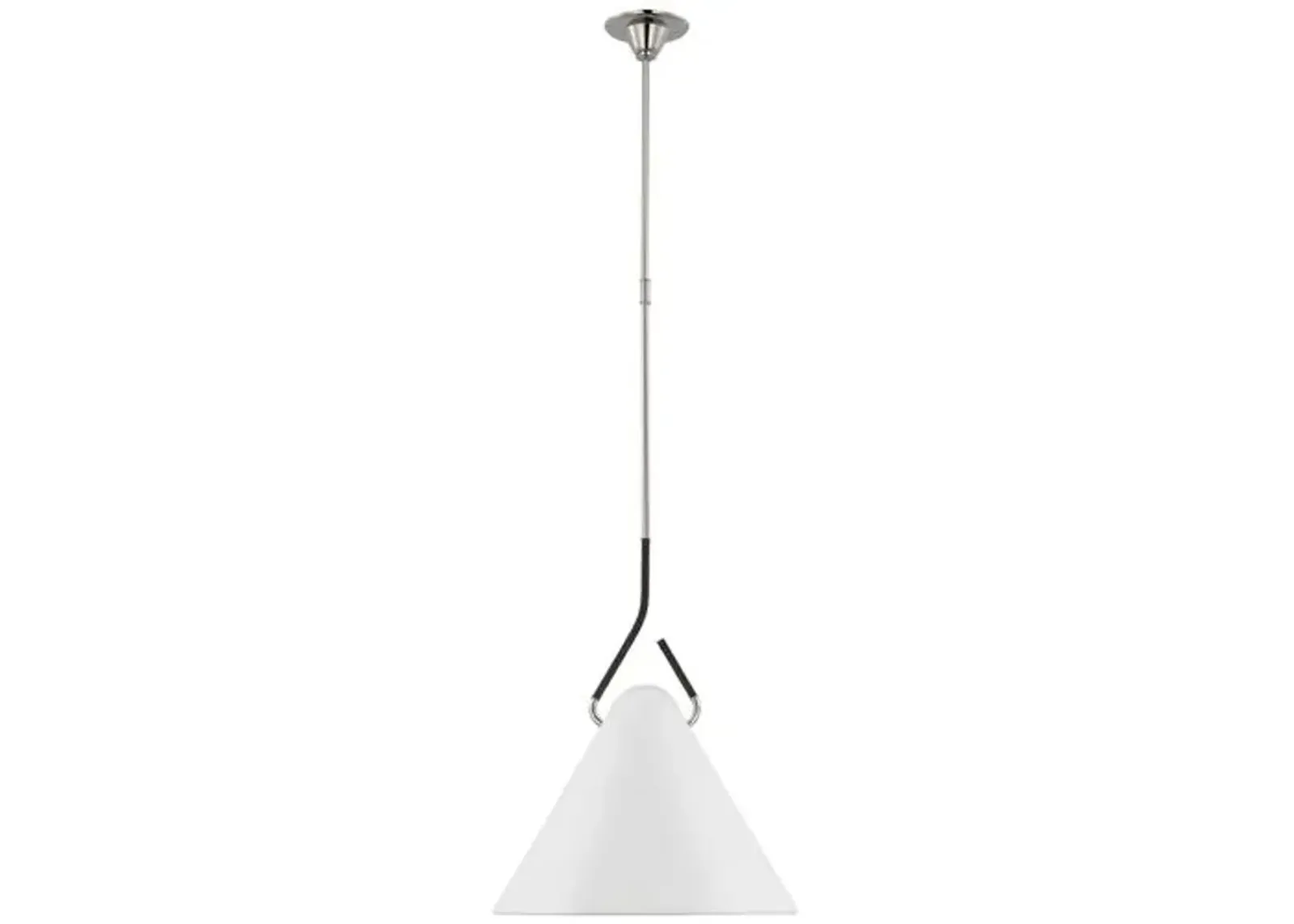 Visual Comfort - Laken 19" Pendant - Silver