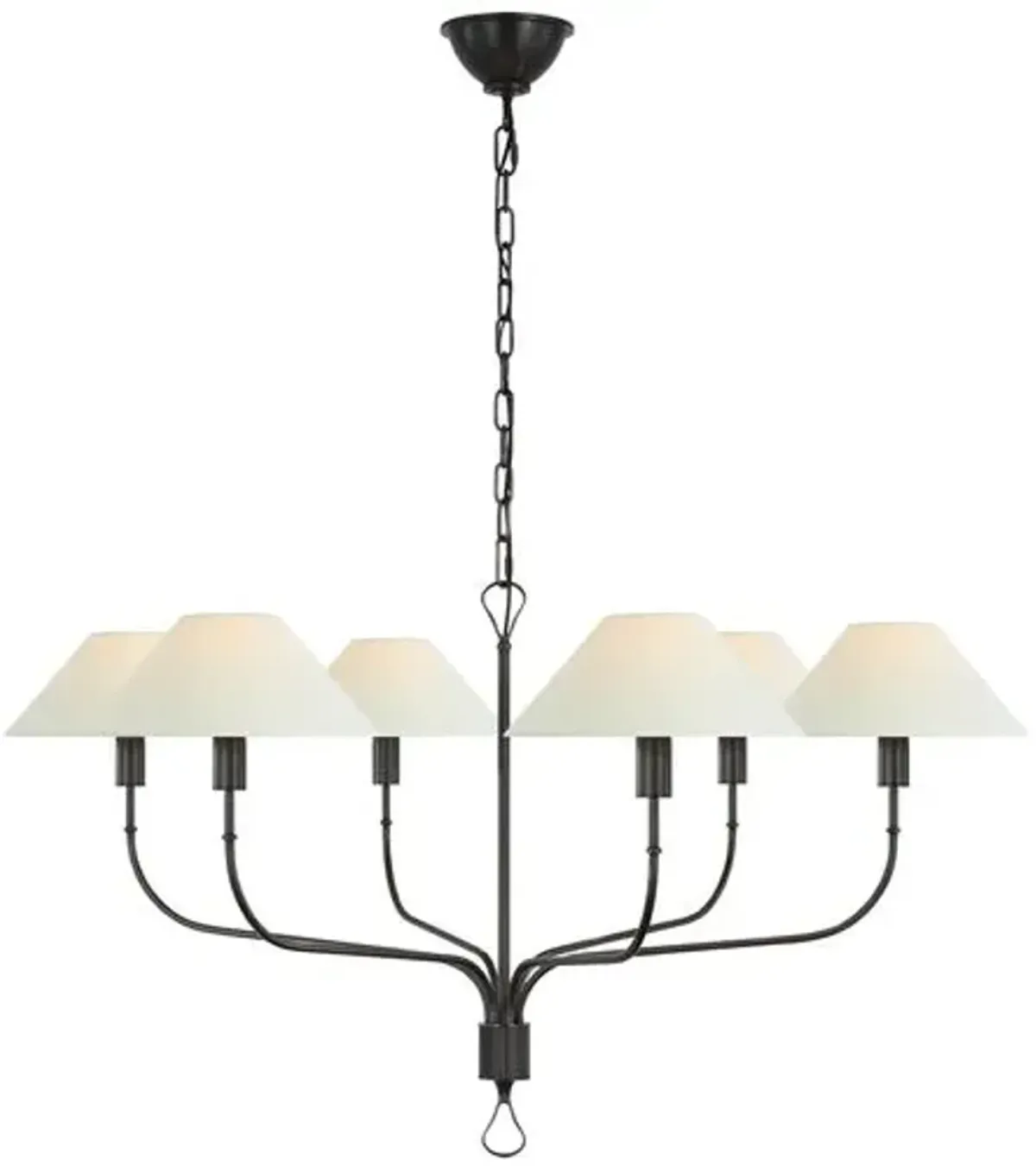 Visual Comfort - Griffin Grande Tail Chandelier - Brown