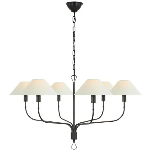 Visual Comfort - Griffin Grande Tail Chandelier - Brown