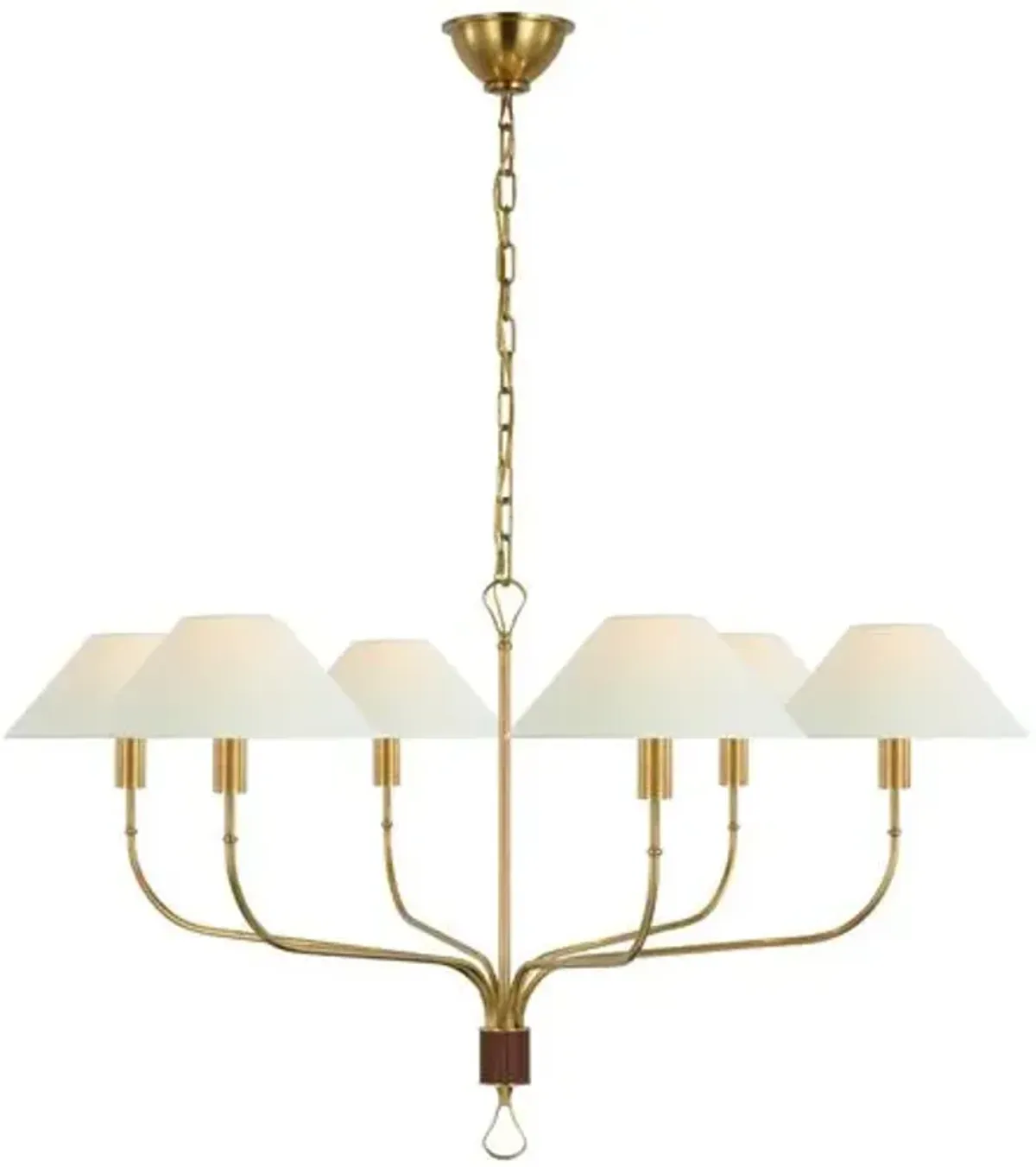 Visual Comfort - Griffin Grande Tail Chandelier - Gold