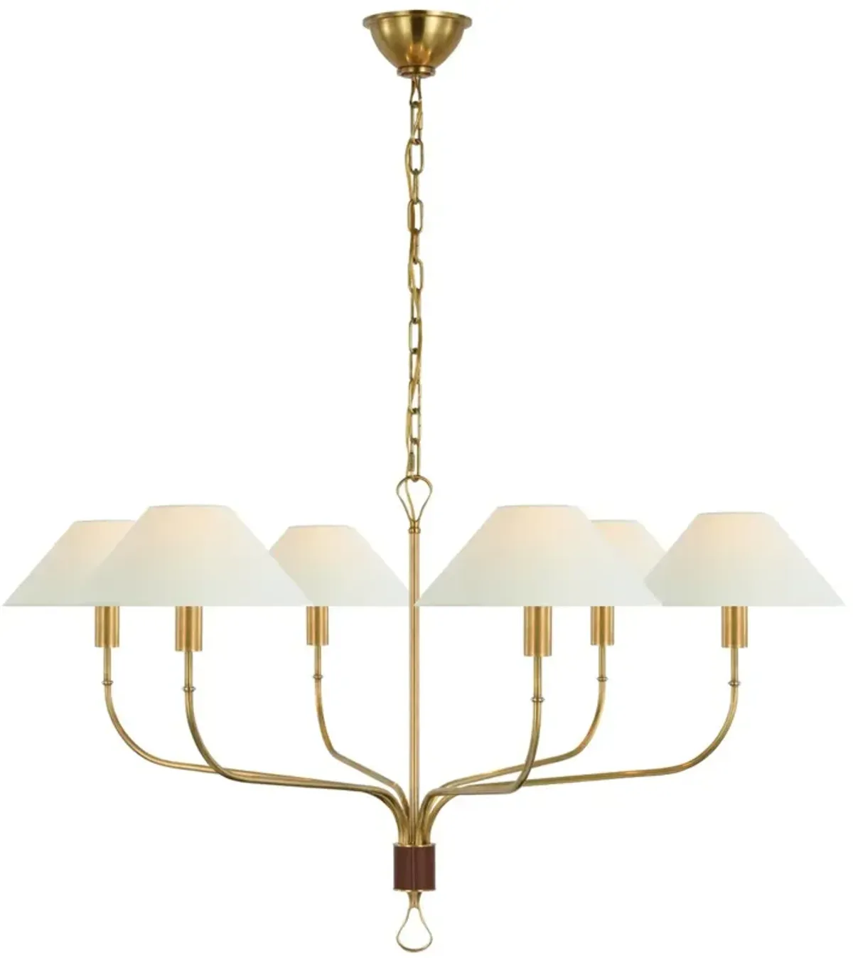 Visual Comfort - Griffin Grande Tail Chandelier - Gold
