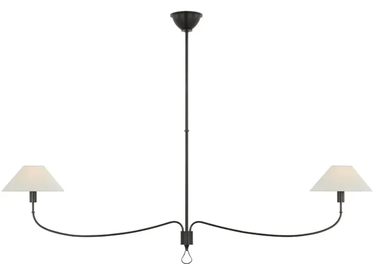 Visual Comfort - Griffin Grande Linear Chandelier - Brown