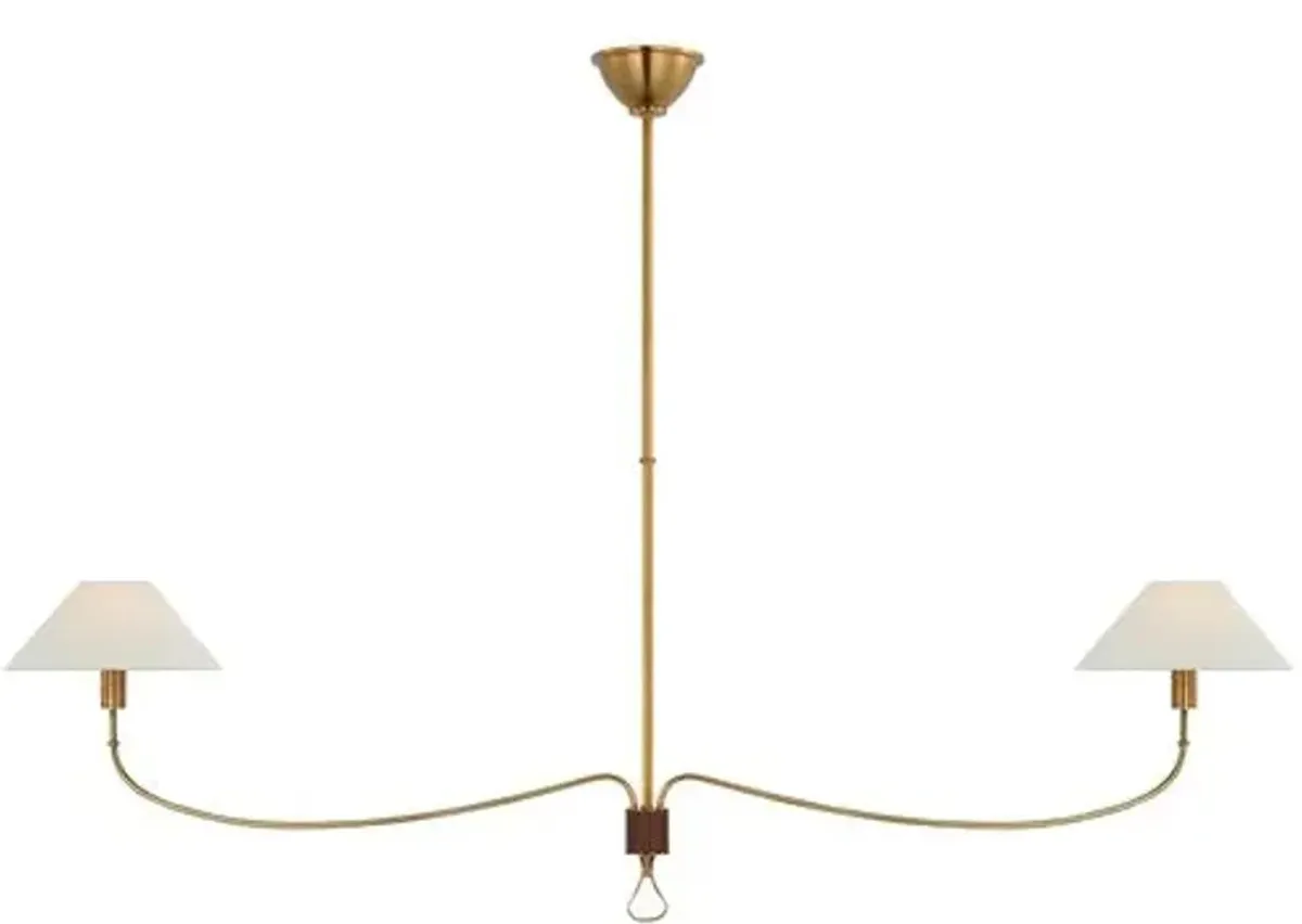 Visual Comfort - Griffin Grande Linear Chandelier - Gold