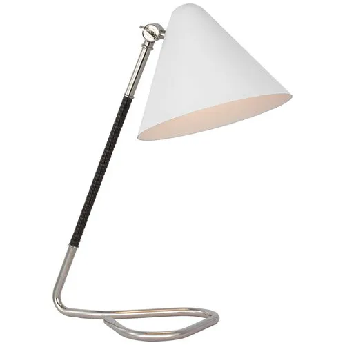 Visual Comfort - Laken Small Desk Lamp - Silver