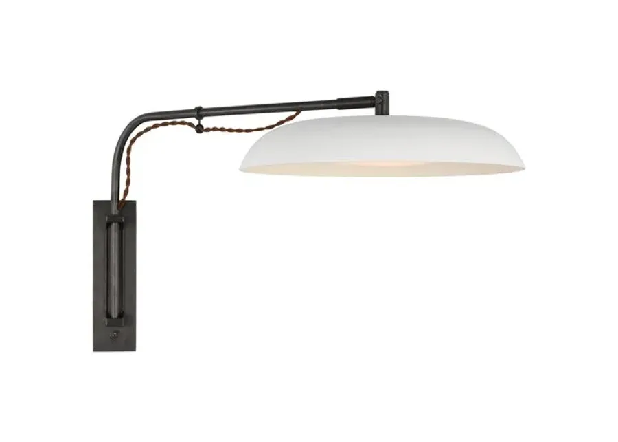 Visual Comfort - Cyrus Medium Articulating Wall Light - Brown