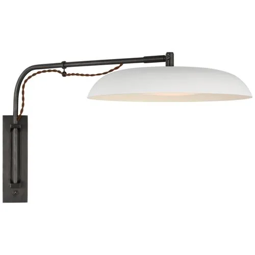 Visual Comfort - Cyrus Medium Articulating Wall Light - Brown