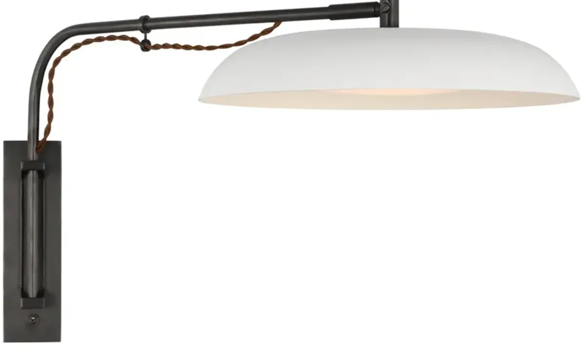 Visual Comfort - Cyrus Medium Articulating Wall Light - Brown