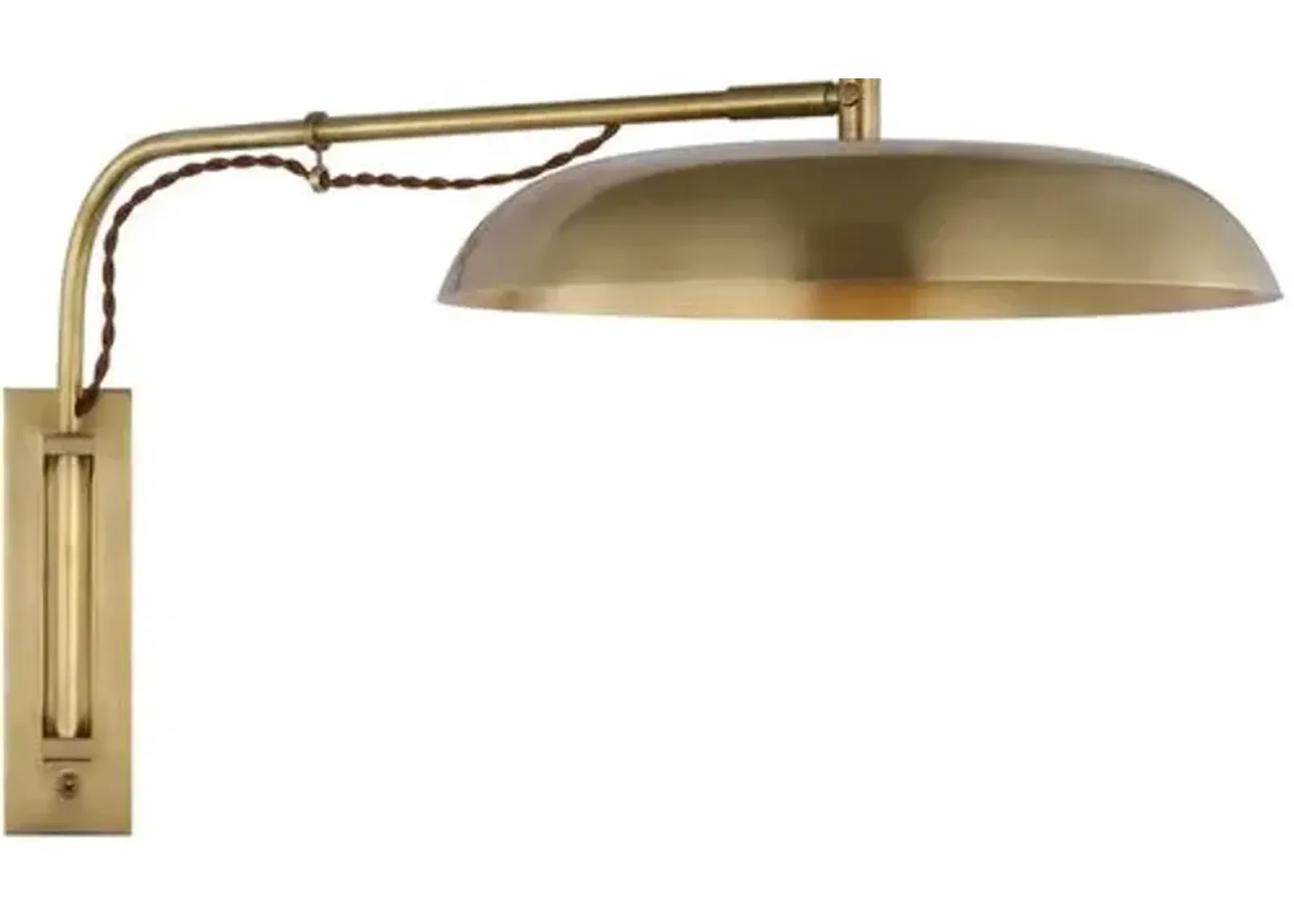 Visual Comfort - Cyrus Medium Articulating Wall Light - Gold