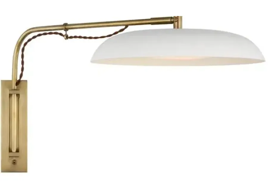 Visual Comfort - Cyrus Medium Articulating Wall Light - Gold