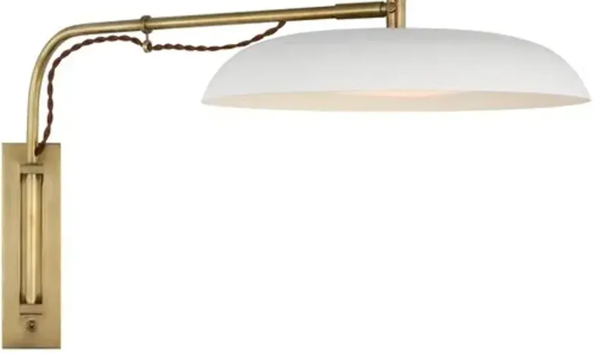 Visual Comfort - Cyrus Medium Articulating Wall Light - Gold