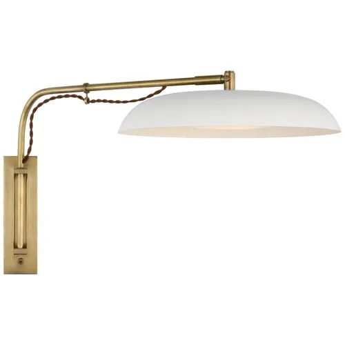 Visual Comfort - Cyrus Medium Articulating Wall Light - Gold