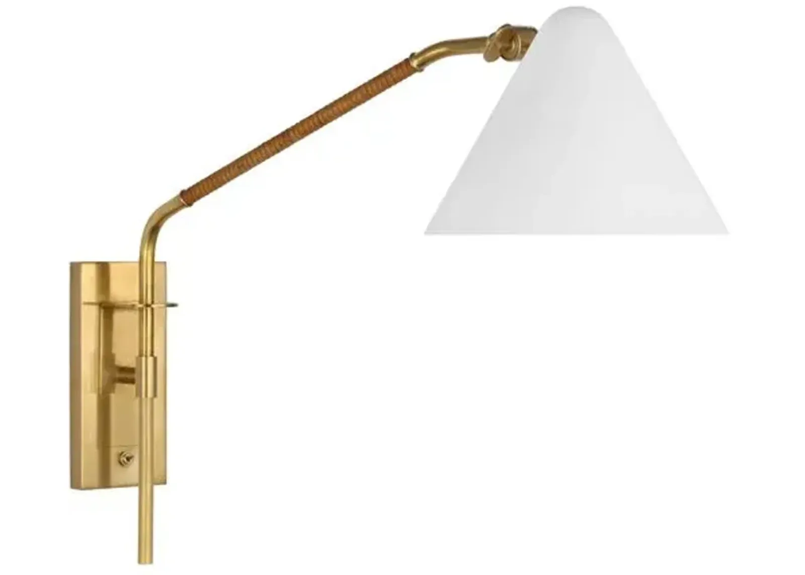 Visual Comfort - Laken Medium Articulating Wall Light - Gold