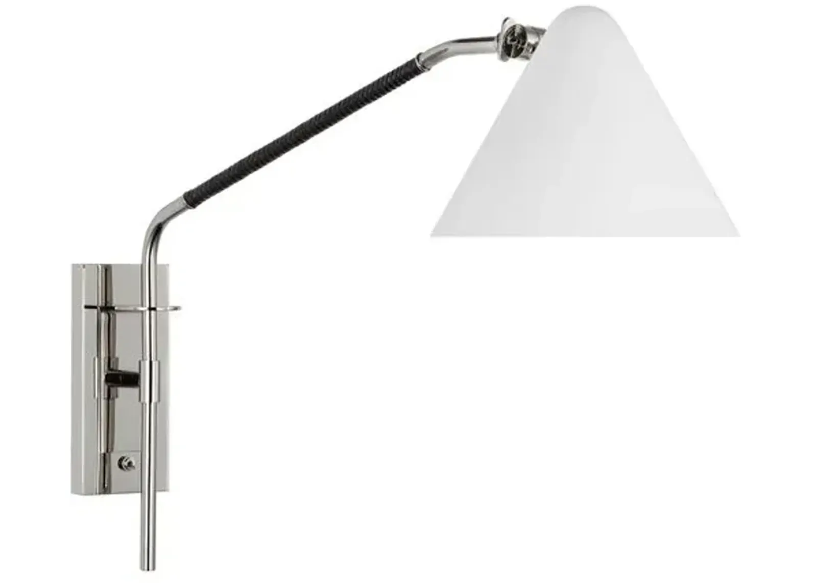 Visual Comfort - Laken Medium Articulating Wall Light - Silver