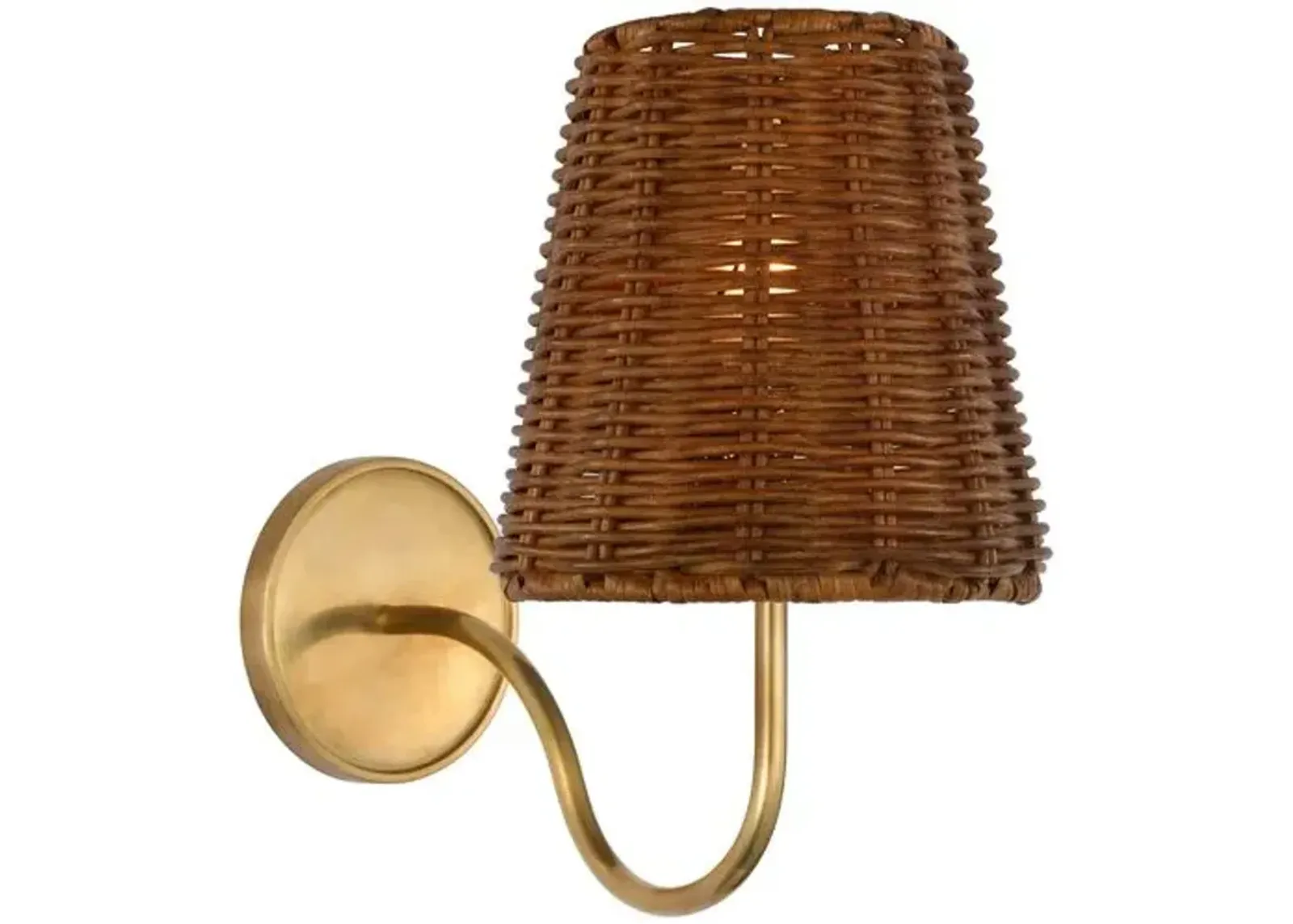 Visual Comfort - Lyndsie Small Sconce - Antique Brass - Gold