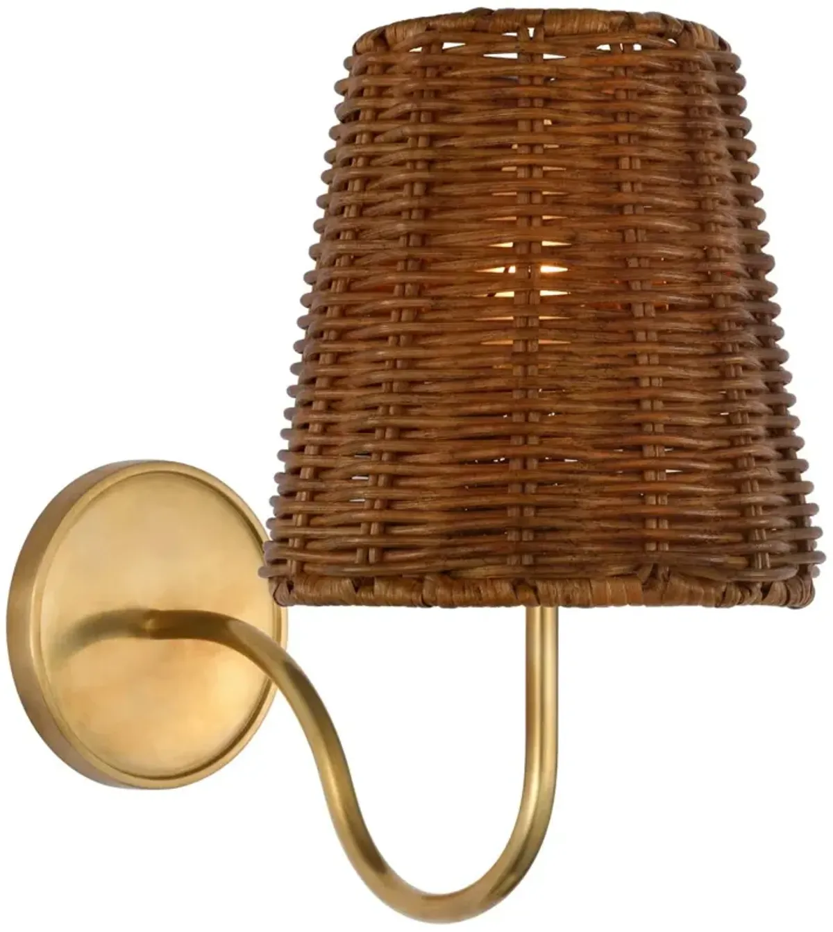 Visual Comfort - Lyndsie Small Sconce - Antique Brass - Gold