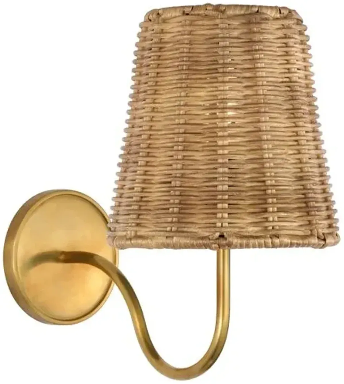 Visual Comfort - Lyndsie Small Sconce - Antique Brass - Gold