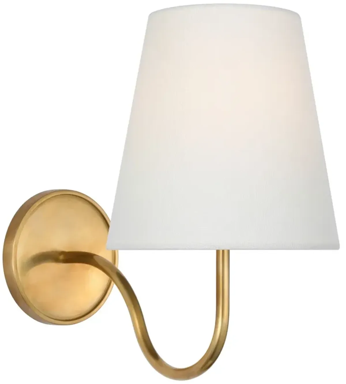 Visual Comfort - Lyndsie Small Sconce - Antique Brass - Gold