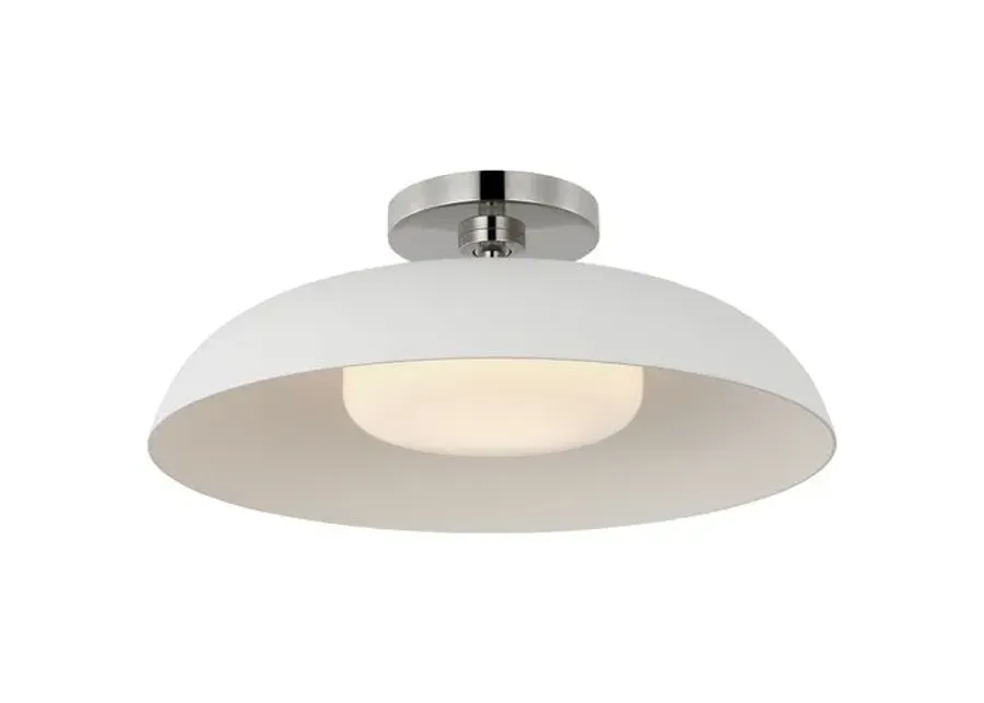 Visual Comfort - Cyrus 16" Flush Mount - Silver