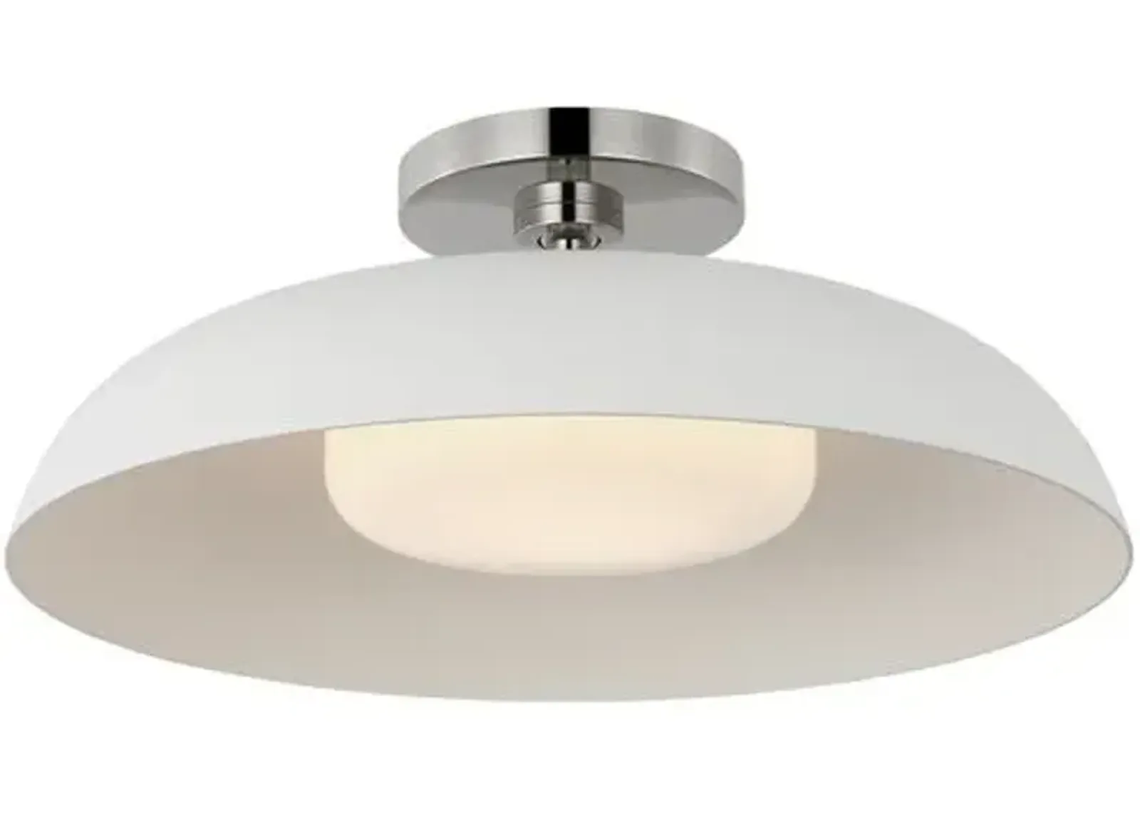 Visual Comfort - Cyrus 16" Flush Mount - Silver