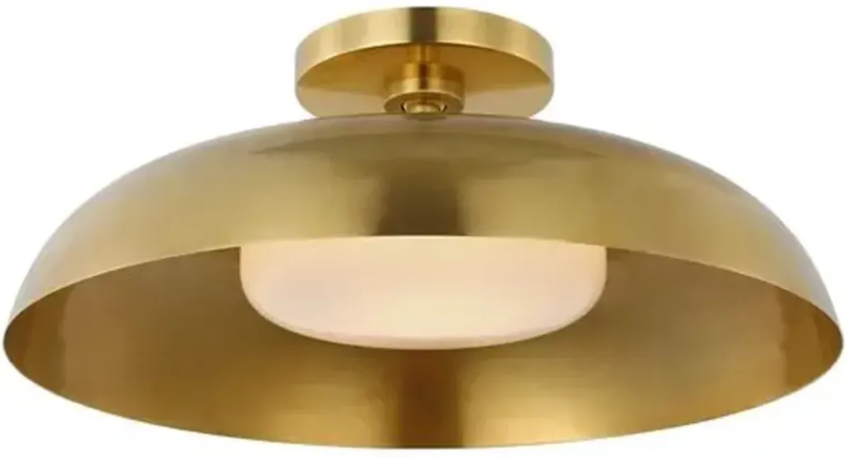 Visual Comfort - Cyrus 16" Flush Mount - Gold