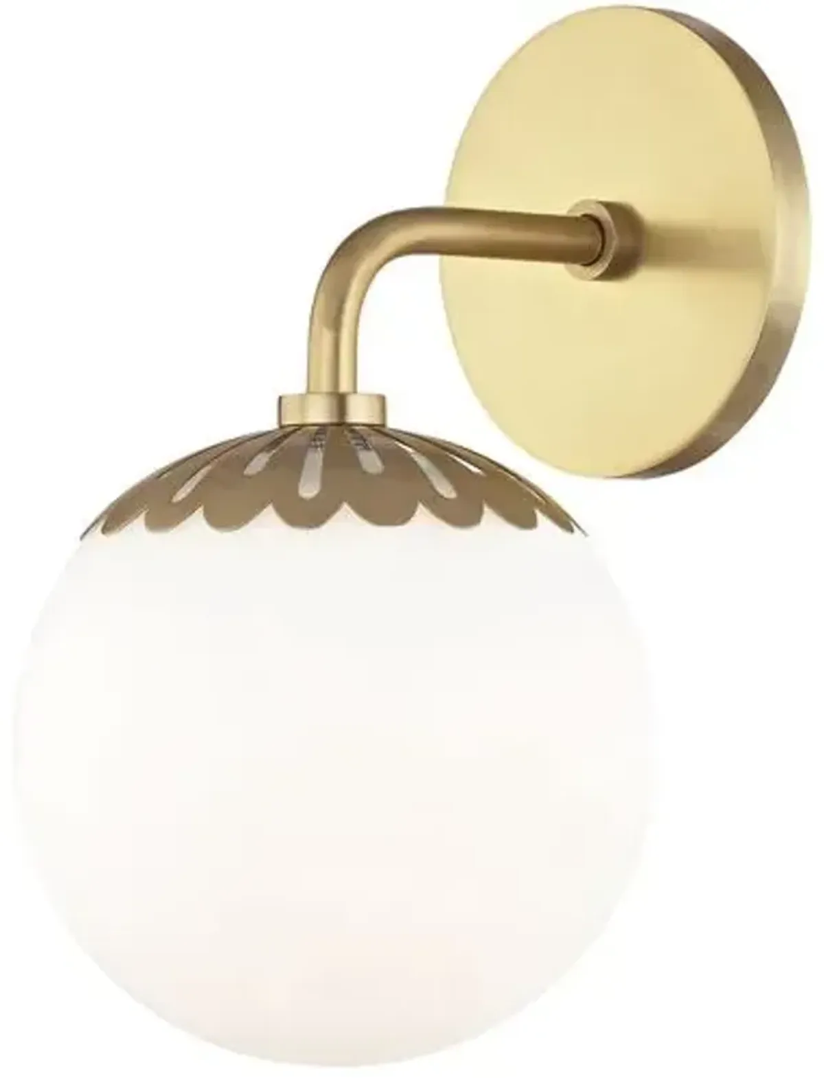 Paisley Single Wall Sconce - Gold