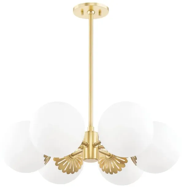 Paisley Small Chandelier - Gold