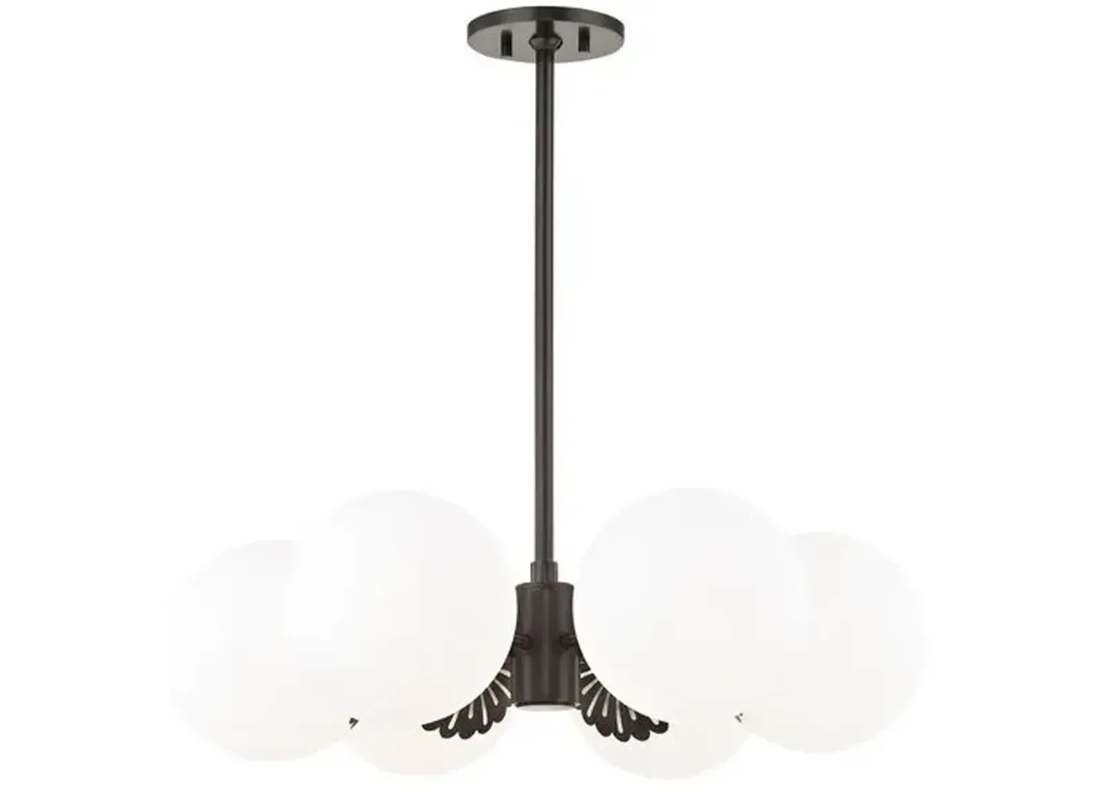 Paisley Small Chandelier - Black