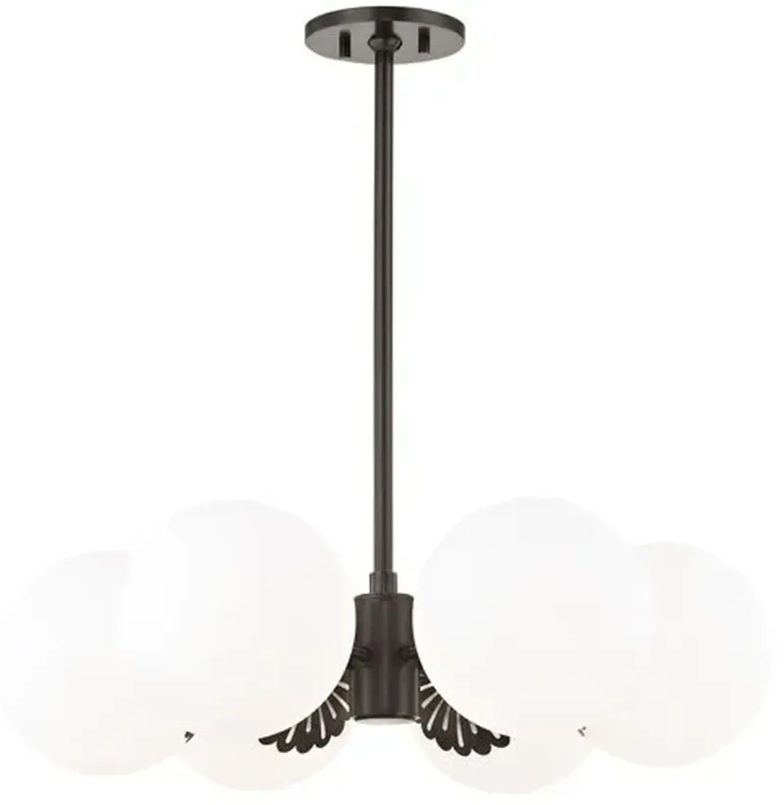 Paisley Small Chandelier - Black