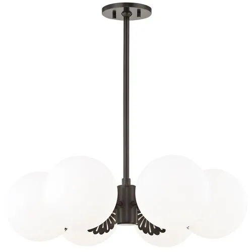 Paisley Small Chandelier - Black