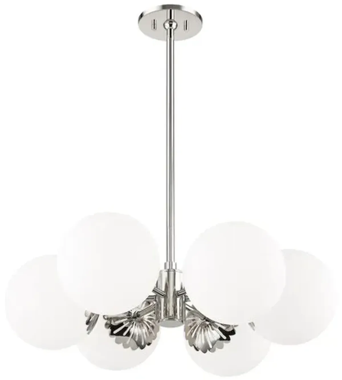 Paisley Small Chandelier - Silver