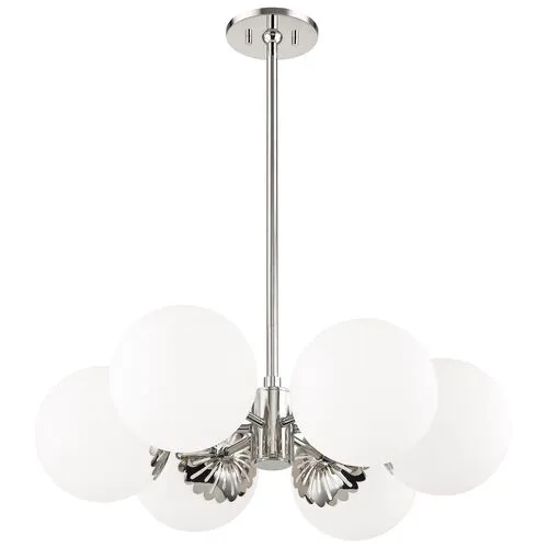 Paisley Small Chandelier - Silver