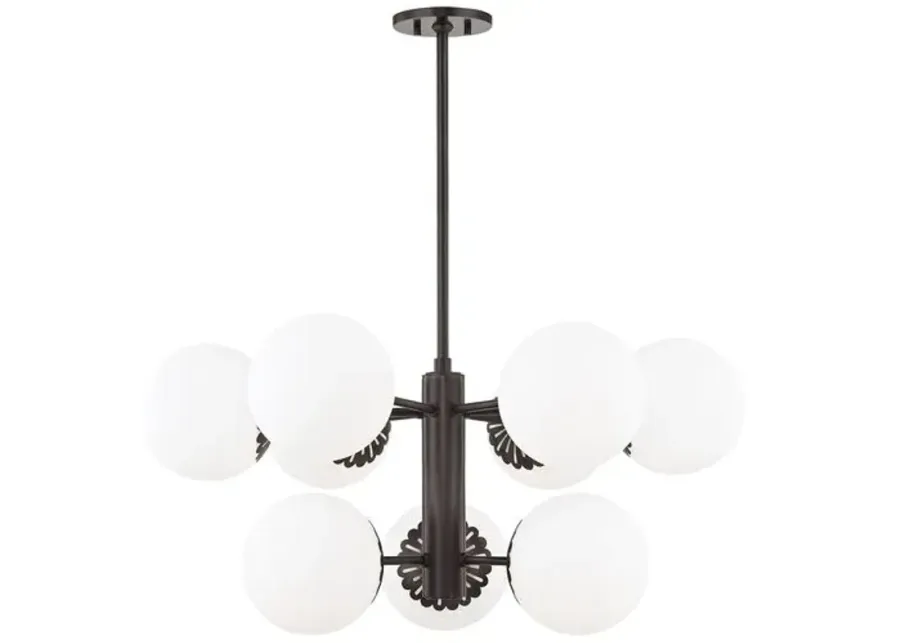 Paisley Large Chandelier - Black