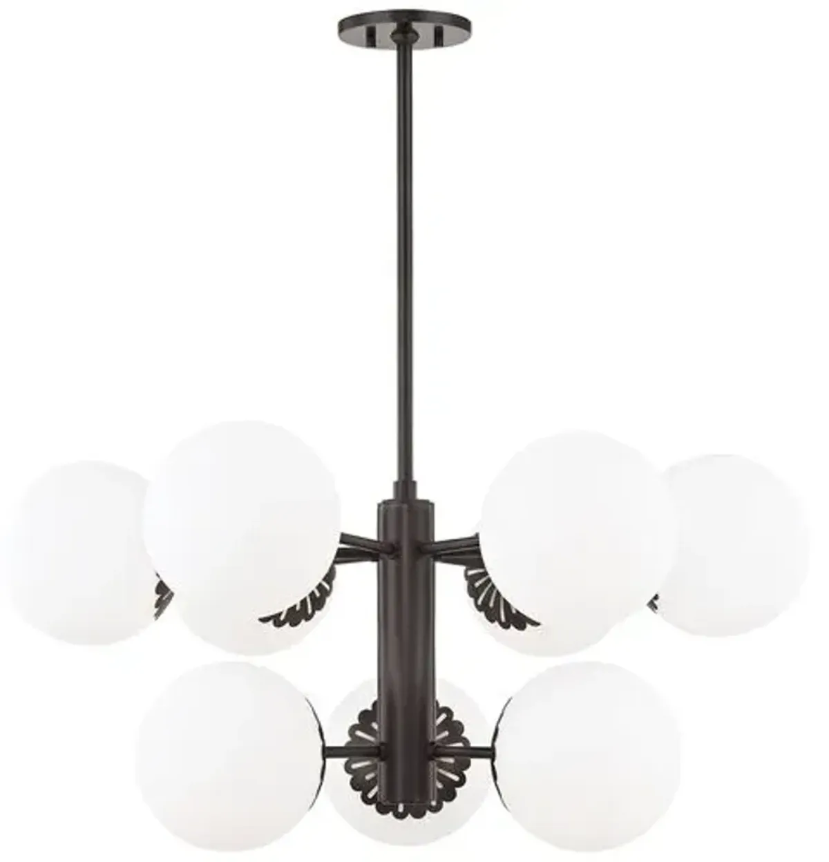 Paisley Large Chandelier - Black