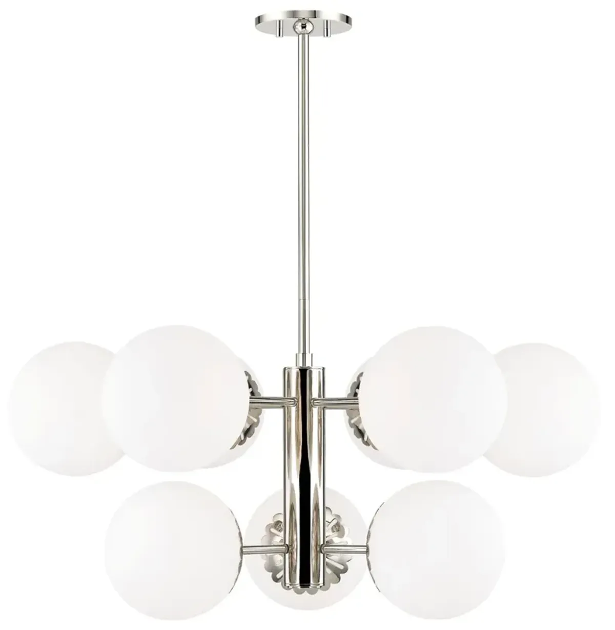 Paisley Large Chandelier - Silver