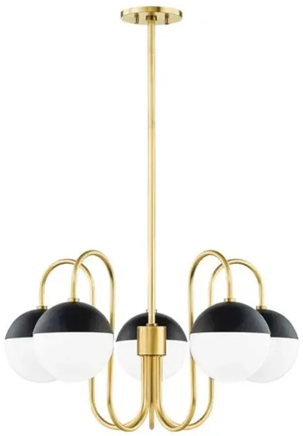 Ryker Chandelier - Gold