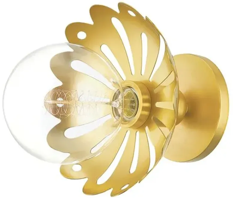 Amina Wall Sconce - Gold