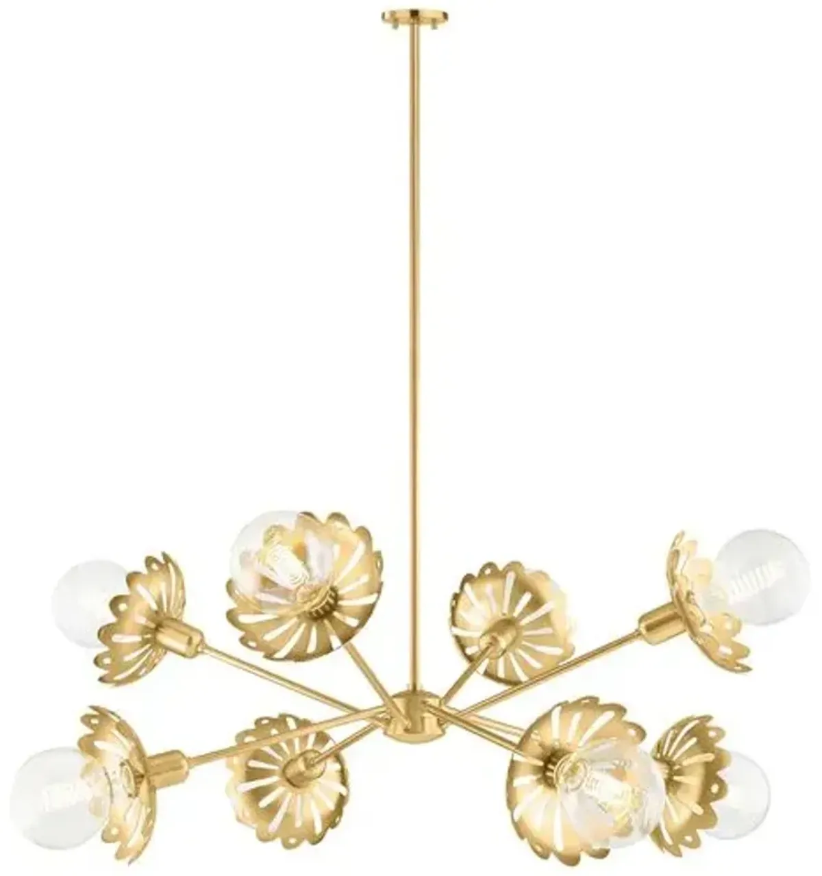 Amina Chandelier - Gold