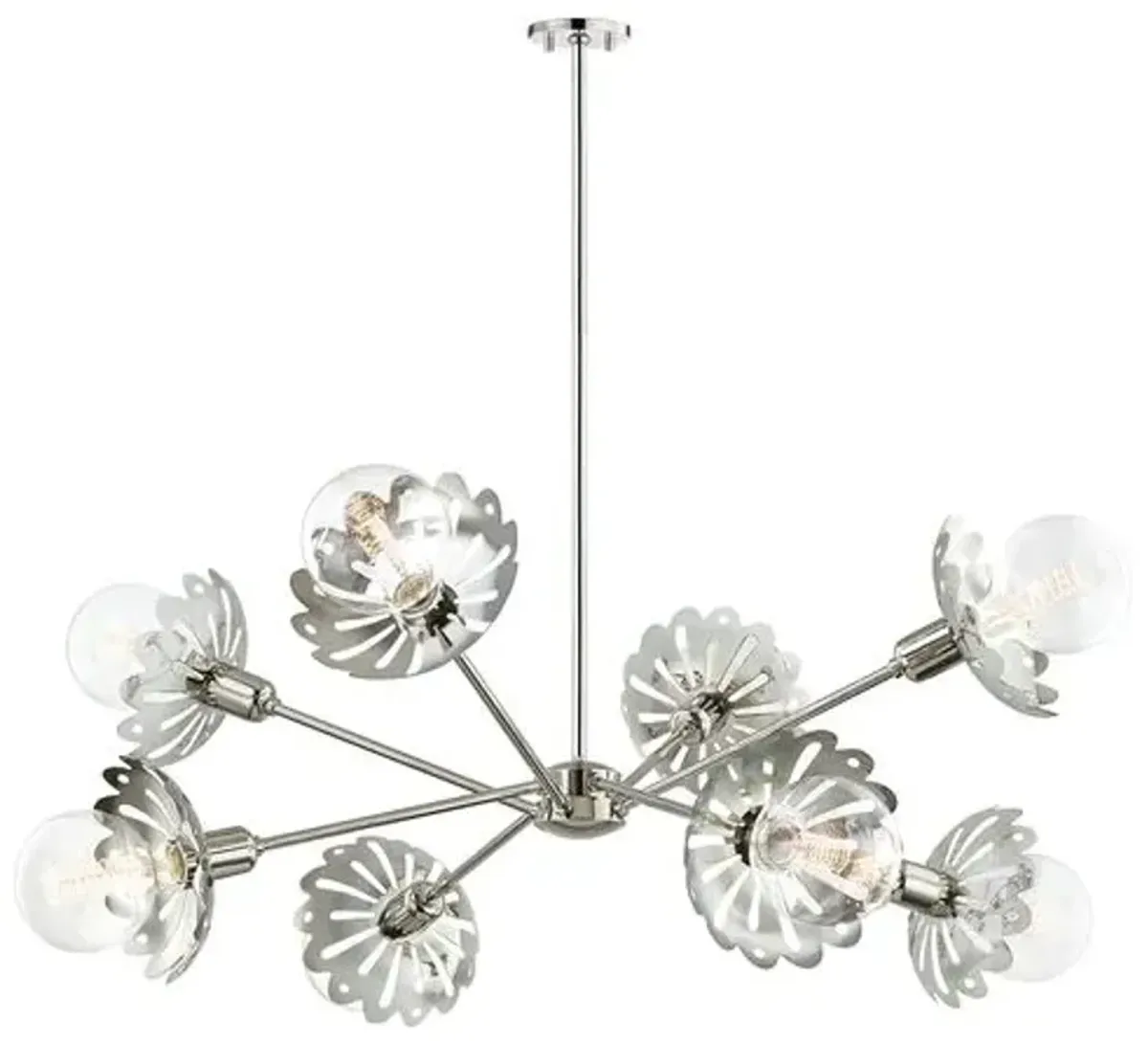 Amina Chandelier - Silver