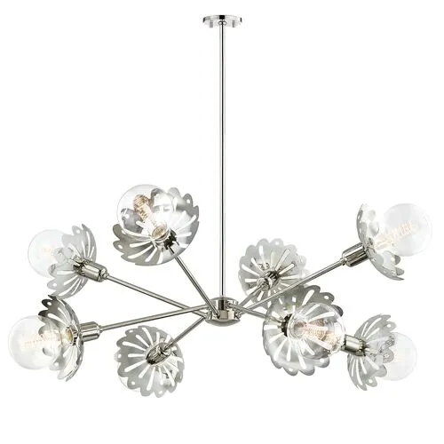 Amina Chandelier - Silver