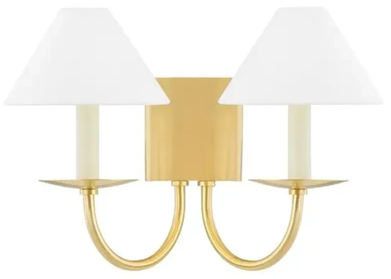 Layton 2-Light Wall Sconce - Gold