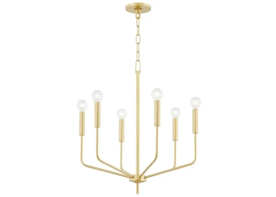 Bailey Small Chandelier - Gold