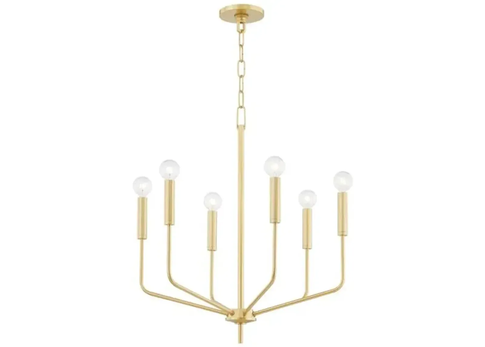 Bailey Small Chandelier - Gold