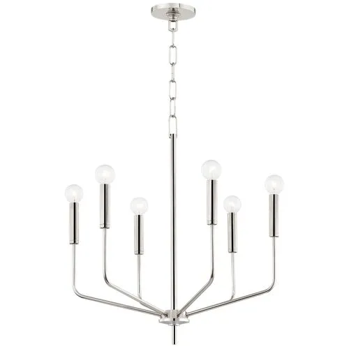 Bailey Small Chandelier - Silver