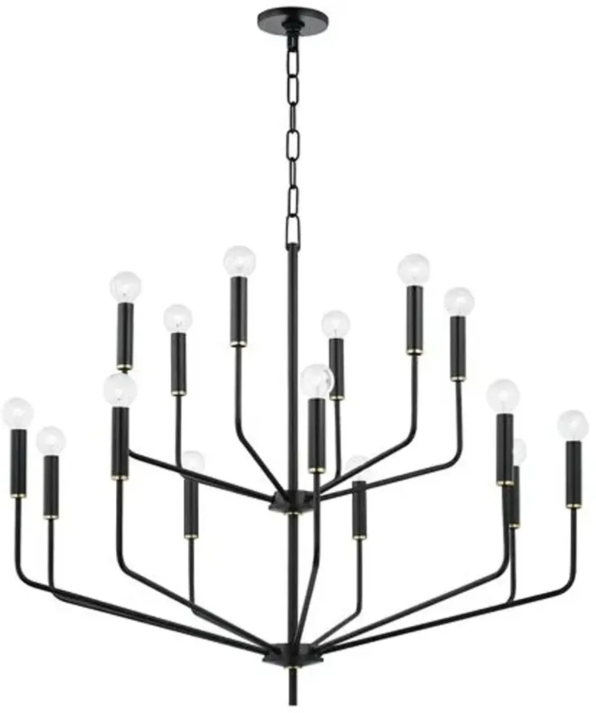 Bailey Large Chandelier - Black