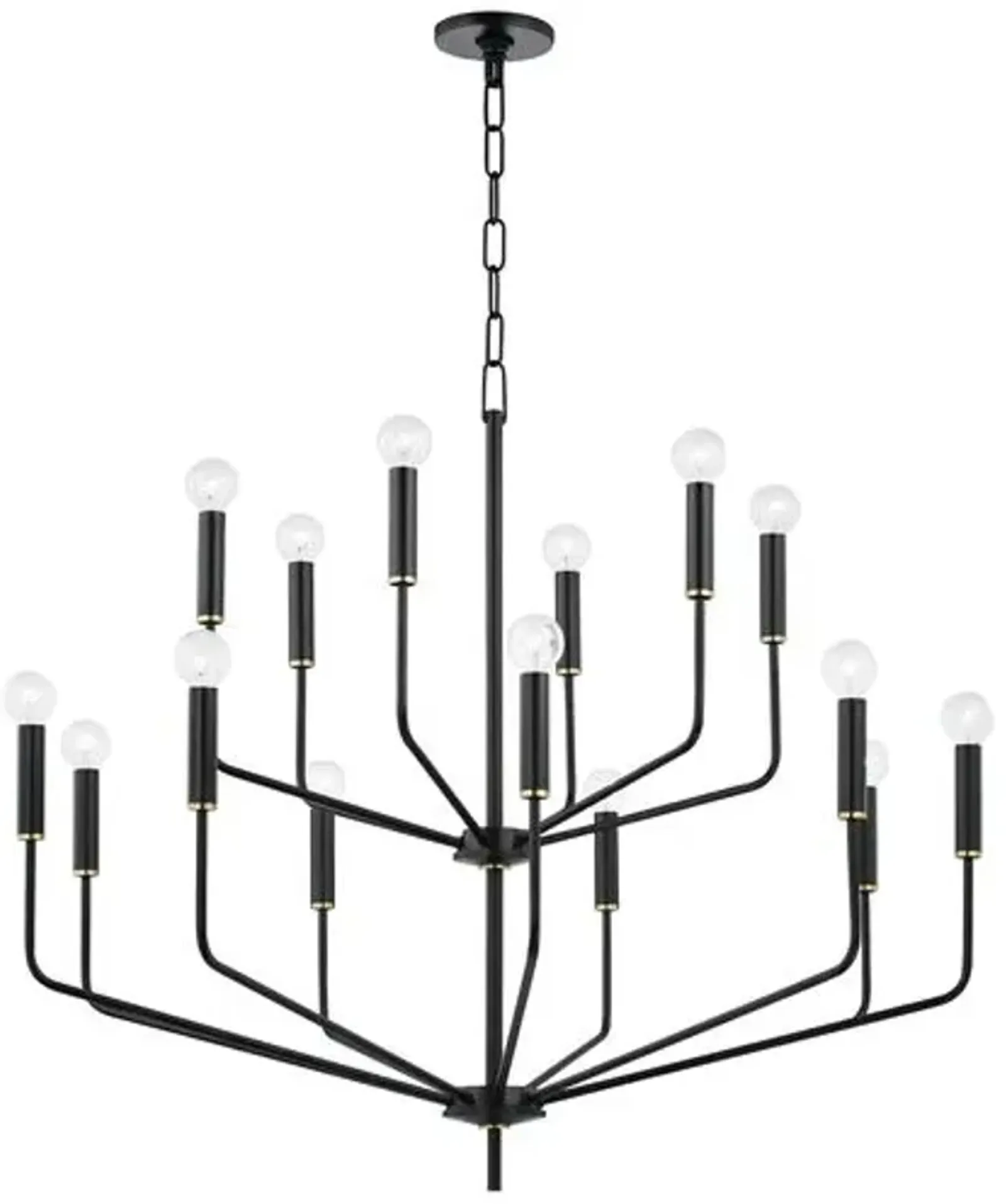 Bailey Large Chandelier - Black